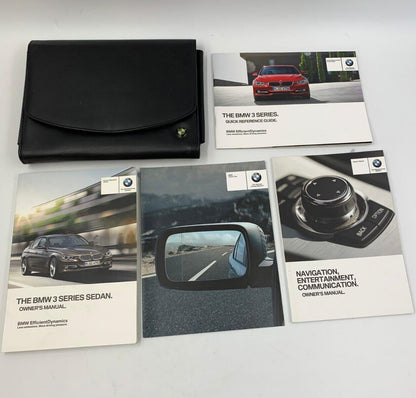 2012 BMW 3 Series Owners Manual Set with Case OEM E03B40039