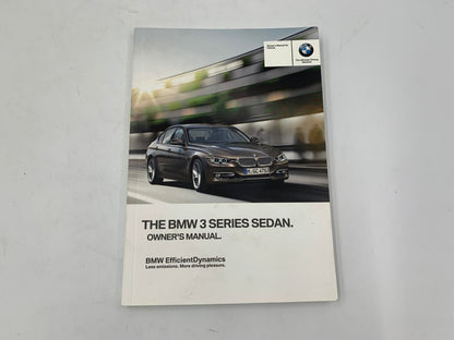 2012 BMW 3 Series Owners Manual Set with Case OEM E03B40039