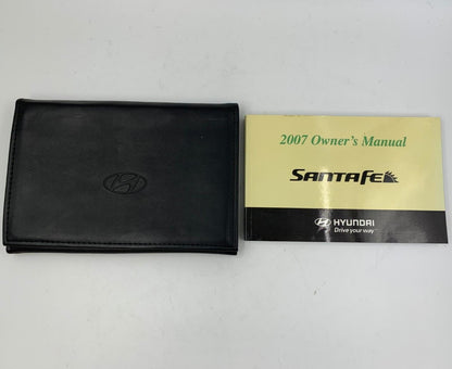 2007 Hyundai Santa FE Owners Manual with Case OEM E03B06029