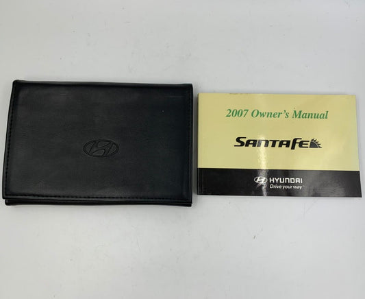 2007 Hyundai Santa FE Owners Manual with Case OEM E03B06029