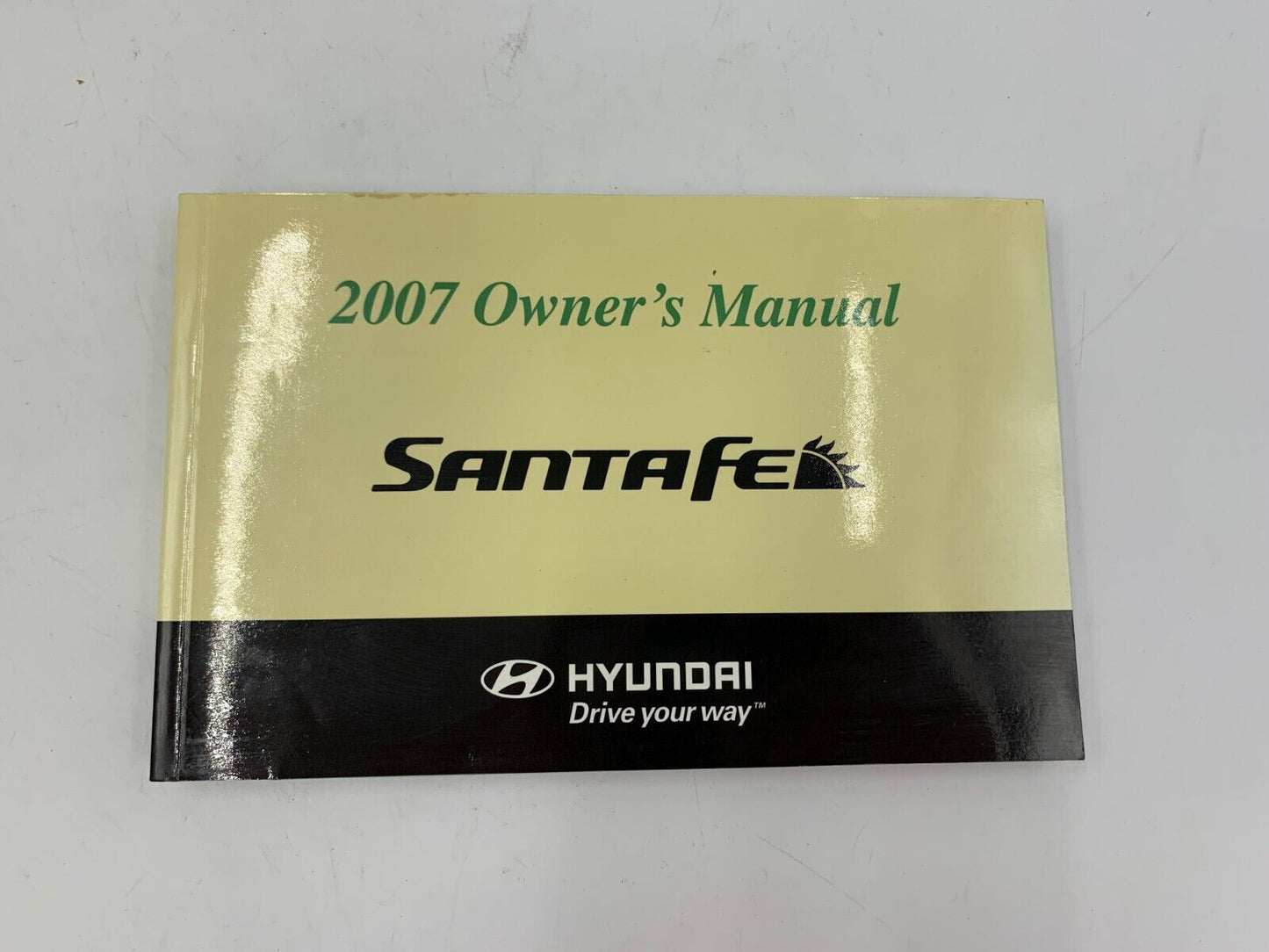 2007 Hyundai Santa FE Owners Manual with Case OEM E03B06029