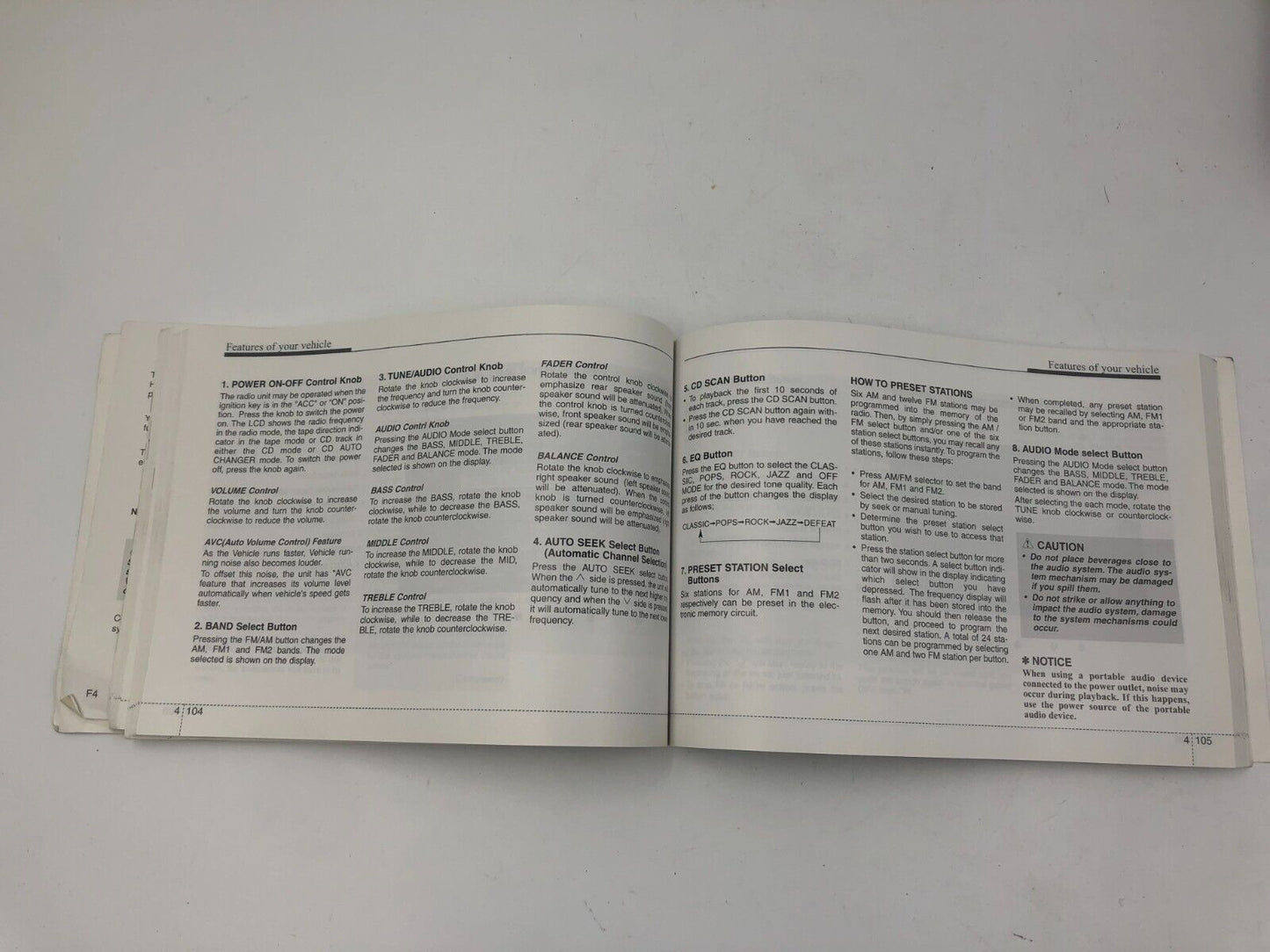 2008 Hyundai Elantra Owners Manual Handbook OEM D04B27036