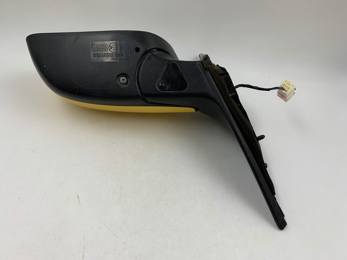 2007-2009 Mazda 3 Driver Side View Power Door Mirror Yellow OEM E03B36036