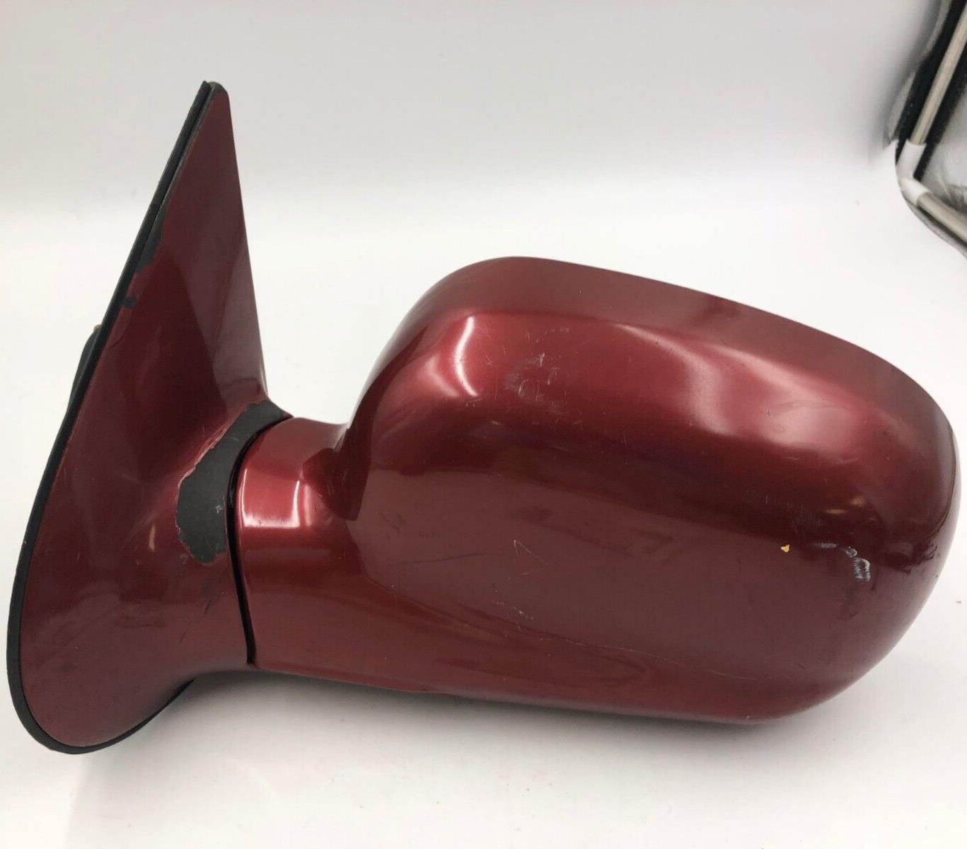 2001-2004 Hyundai Santa Fe Driver Side View Power Door Mirror Red OEM A01B27040