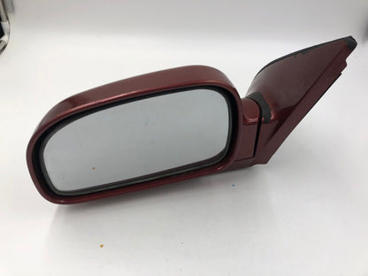 2001-2004 Hyundai Santa Fe Driver Side View Power Door Mirror Red OEM A01B27040