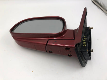 2001-2004 Hyundai Santa Fe Driver Side View Power Door Mirror Red OEM A01B27040