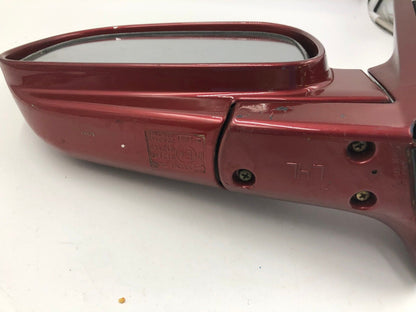 2001-2004 Hyundai Santa Fe Driver Side View Power Door Mirror Red OEM A01B27040