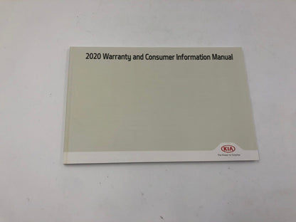 2020 Kia Forte Owners Manual Set with Case OEM A03B45035