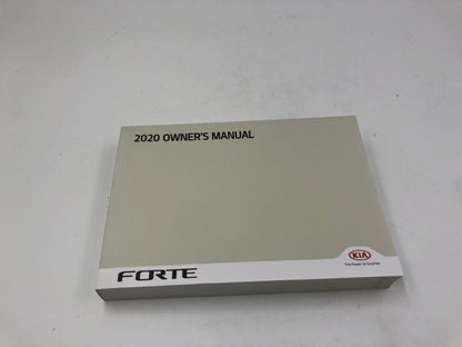 2020 Kia Forte Owners Manual Set with Case OEM A03B45035