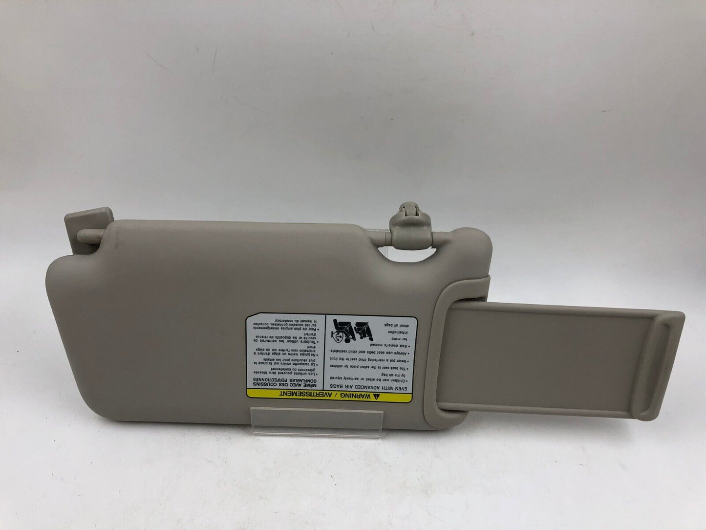 2012-2015 Nissan Versa Passenger Sun Visor Sunvisor Gray OEM A02B34005