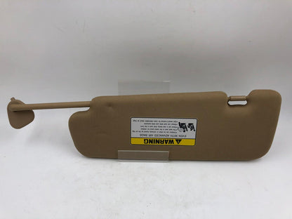 2011-2015 Hyundai Sonata Passenger Sun Visor Sunvisor Brown OEM D04B01002