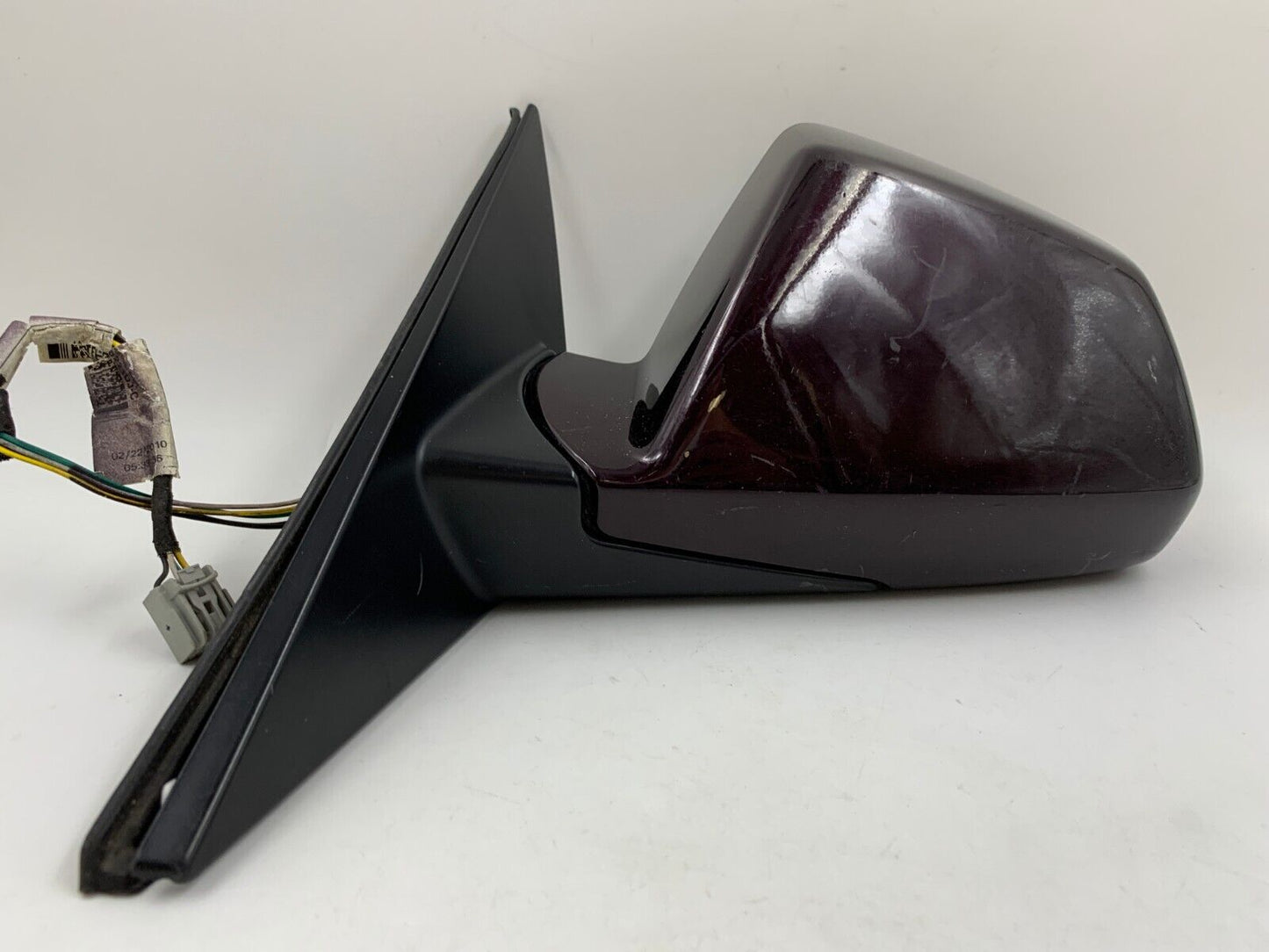 2008-2014 Cadillac CTS Sedan Driver Side View Power Door Mirror Purple E02B17020