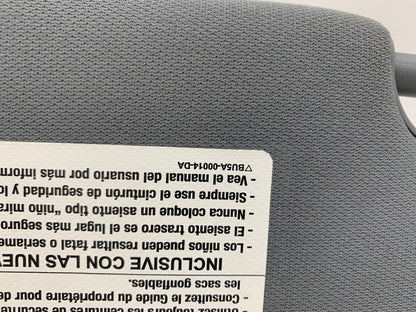 2011-2014 Ford F-150 Driver Sun Visor Sunvisor Gray OEM E02B17022