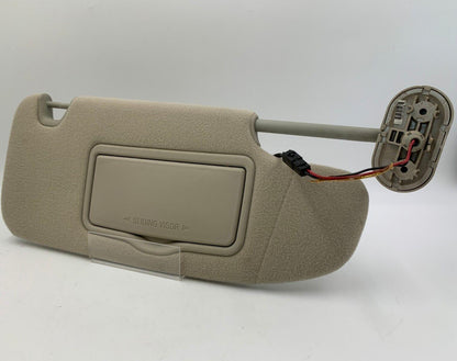 2006-2009 Ford Fusion Passenger Sun Visor Sunvisor Gray Illumination E02B18071