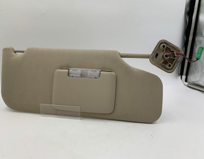 2010-2011 Ford Taurus Passenger Sun Visor Sunvisor Gray Illumination E01B01063