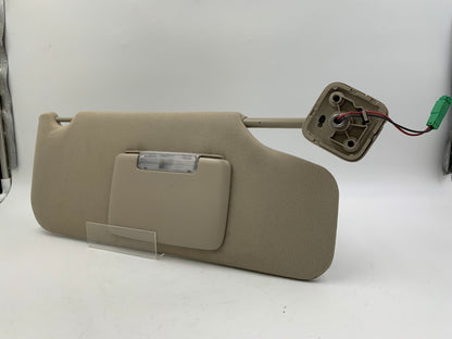 2010-2011 Ford Taurus Passenger Sun Visor Sunvisor Gray Illumination E01B01063