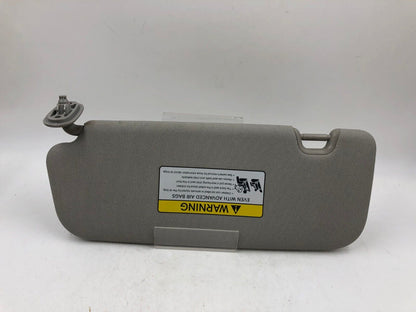 2014-2016 Kia Forte Passenger Sun Visor Sunvisor Gray OEM D04B08005