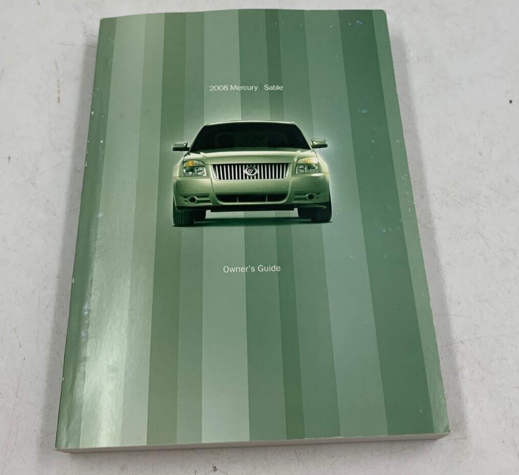 2008 Mercury Sable Owners Manual OEM E03B05024