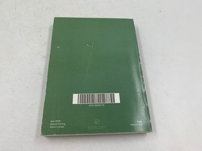 2008 Mercury Sable Owners Manual OEM E03B05024