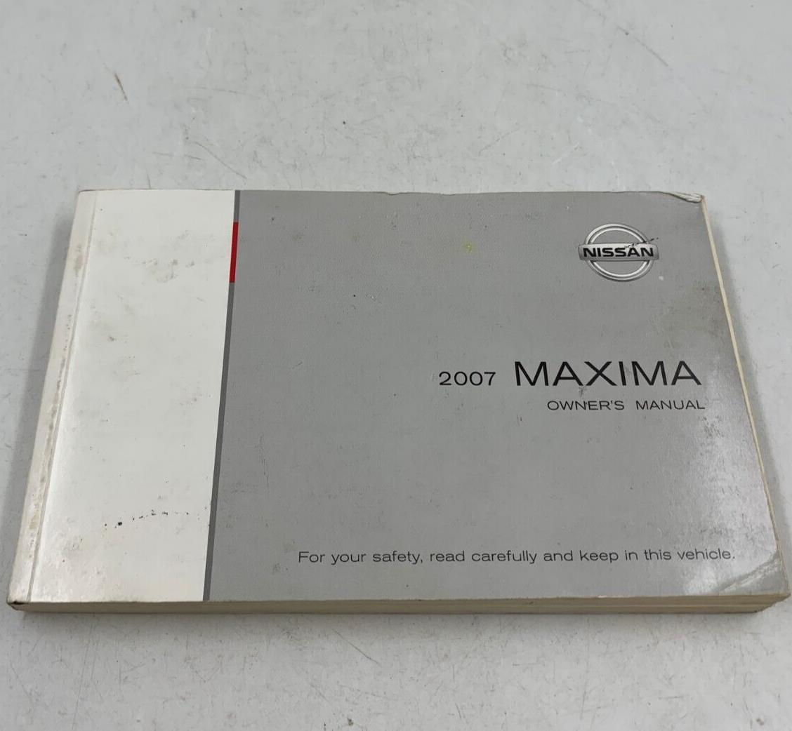 2007 Nissan Maxima Owners Manual OEM E03B05025