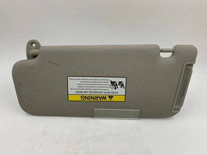 2010-2013 Kia Forte Passenger Sun Visor Sunvisor Gray OEM E03B13060