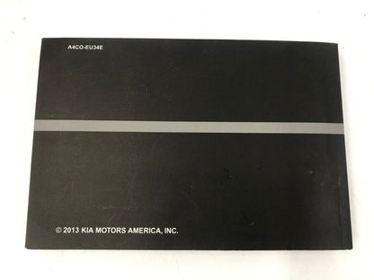 2013 Kia Optima Owners Manual OEM D04B33049