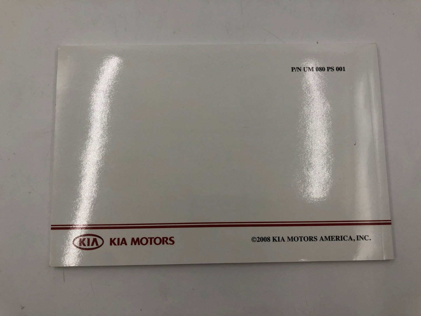 2008 Kia Spectra Owners Manual Set with Case OEM E03B30028