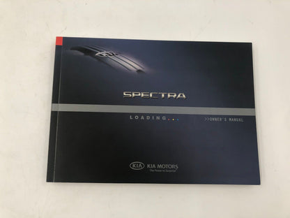 2008 Kia Spectra Owners Manual Set with Case OEM E03B30028