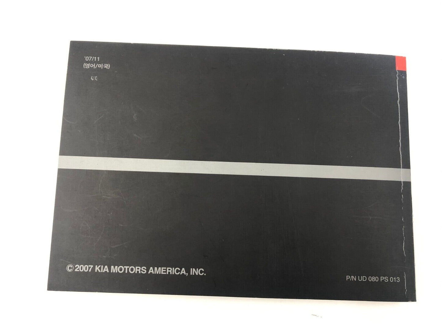 2008 Kia Spectra Owners Manual Set with Case OEM E03B30028