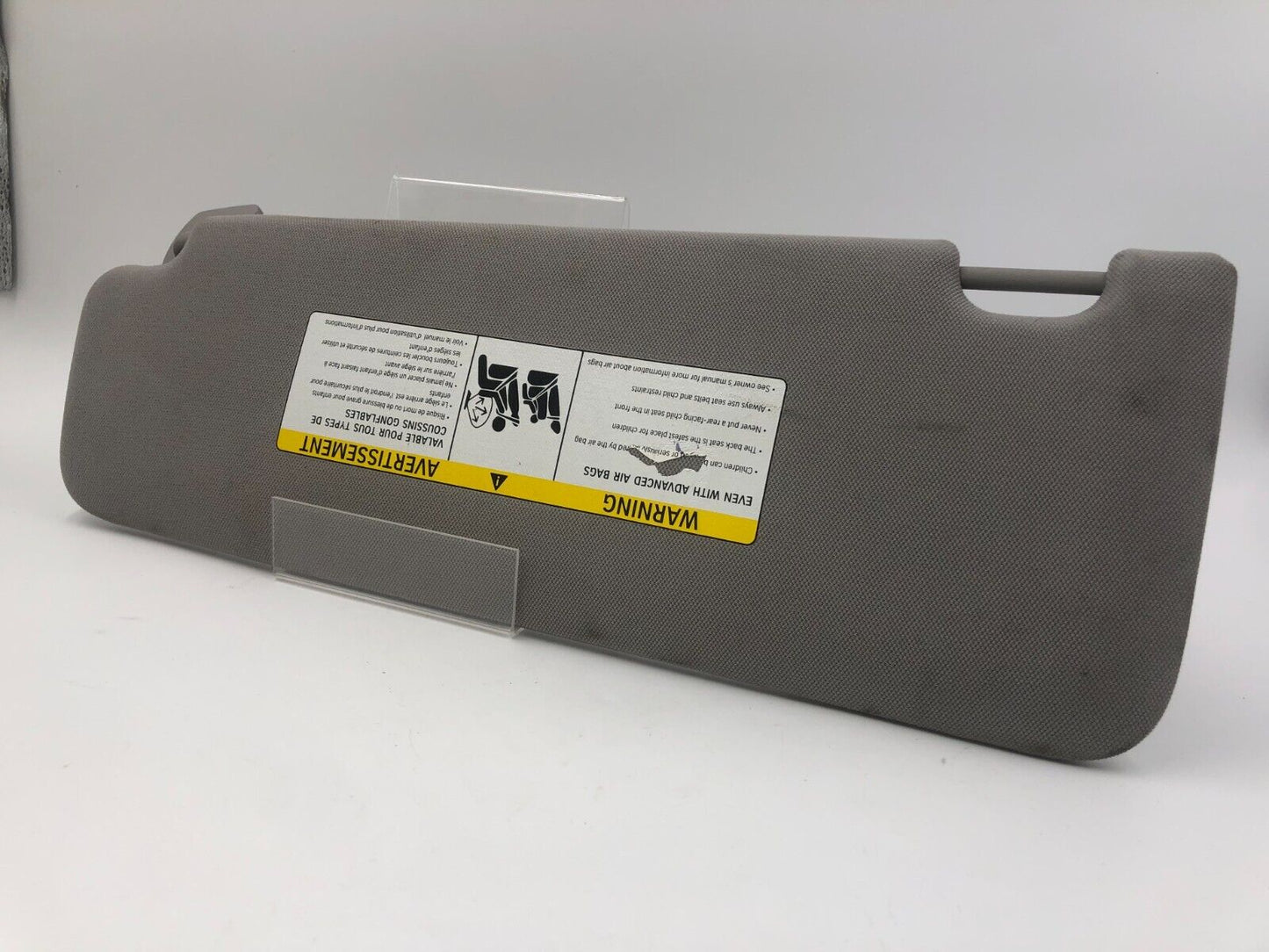 2009-2015 BMW 750i Passenger Sun Visor Sunvisor Gray OEM E02B41058