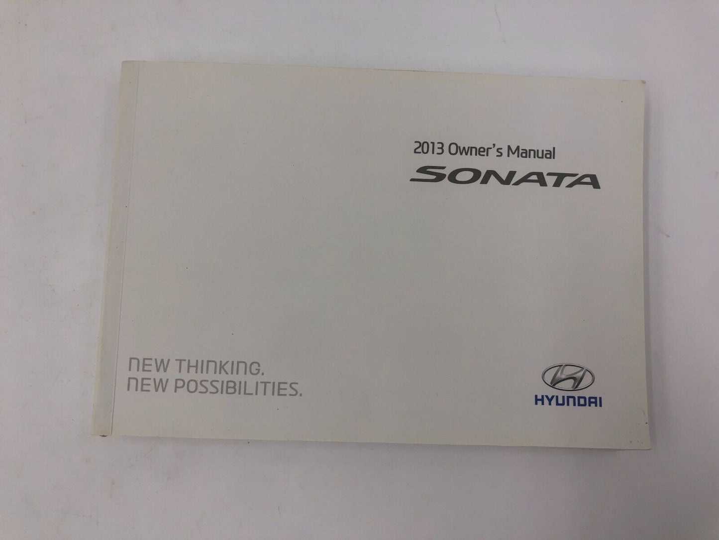 2013 Hyundai Sonata Owners Manual Set with Case OEM E02B51024