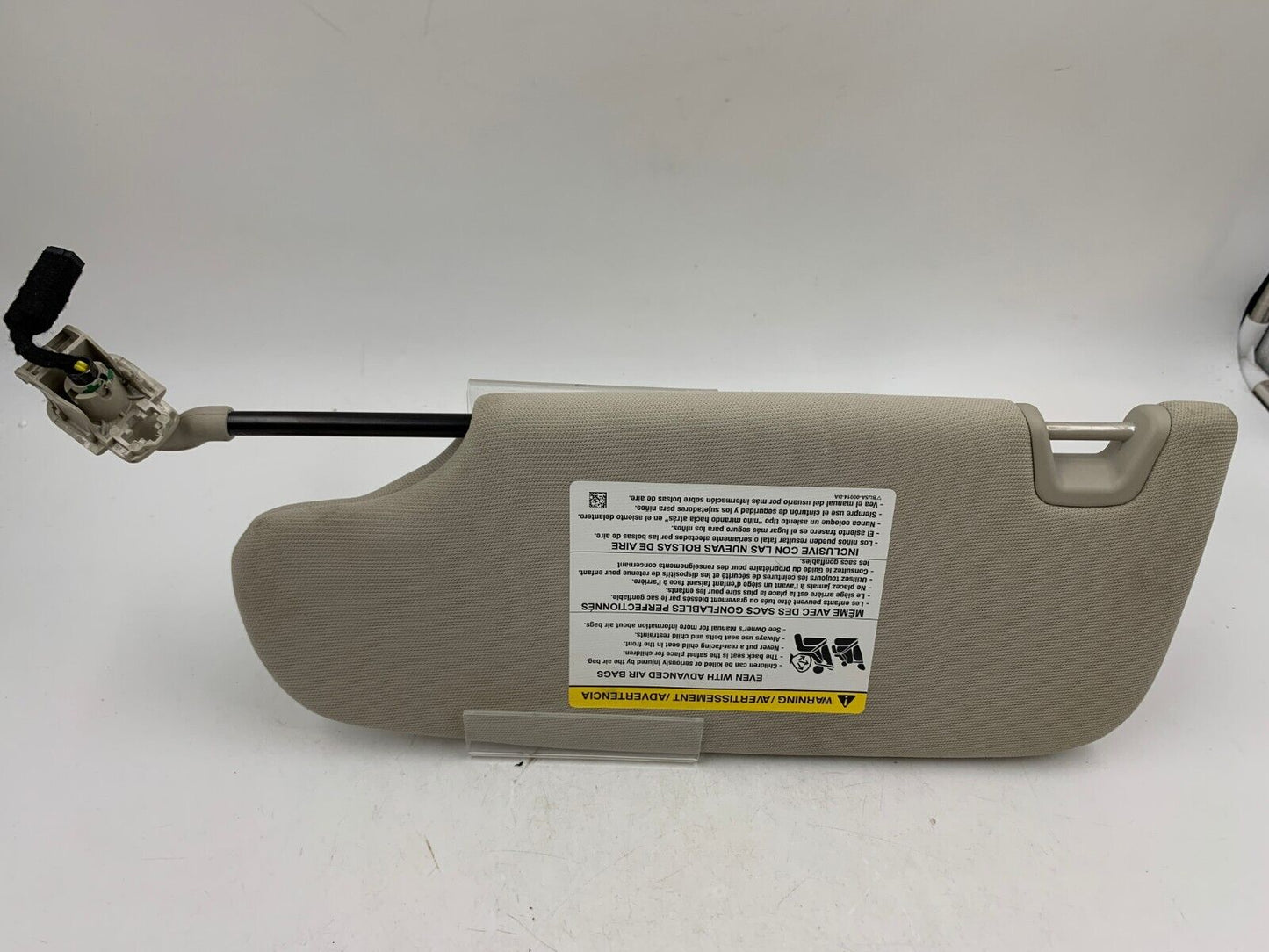 2019-2020 Ford Fusion Passenger Sun Visor Sunvisor Gray Illumination E04B33055