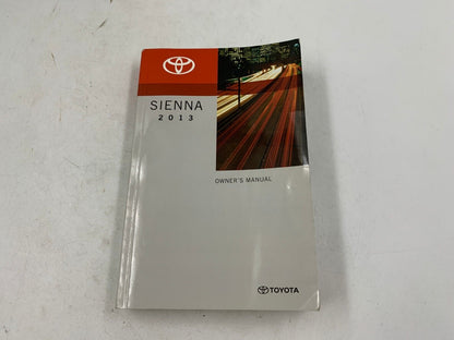 2013 Toyota Sienna Owners Manual Set OEM E04B49058