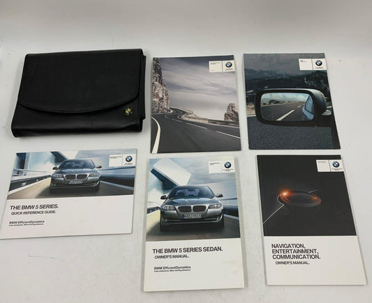 2012 BMW 5 Series Owners Manual Set with Case OEM E04B05026