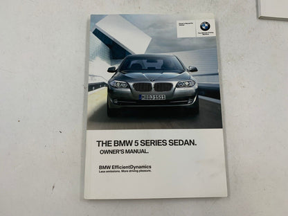 2012 BMW 5 Series Owners Manual Set with Case OEM E04B05026