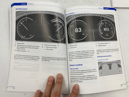 2012 BMW 5 Series Owners Manual Set with Case OEM E04B05026