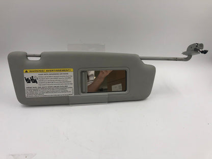 2013-2014 Audi Q5 Passenger Sun Visor Sunvisor Gray Illuminated OEM A01B43028