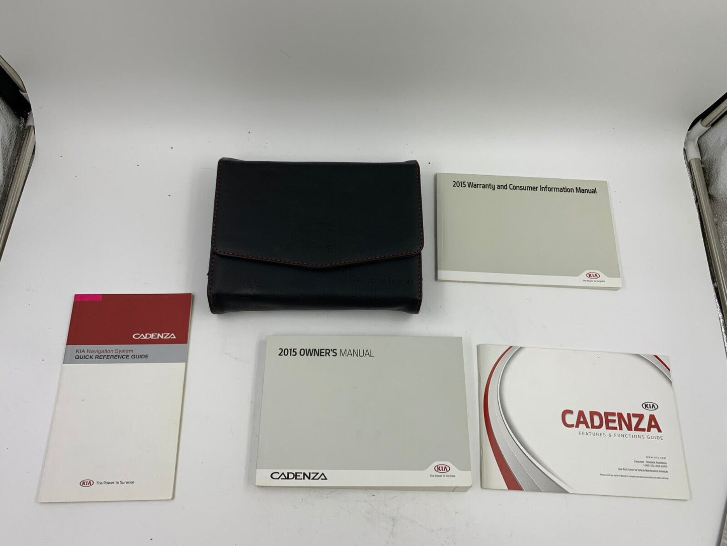 2015 Kia Cadenza Owners Manual Set with Case OEM E04B25007