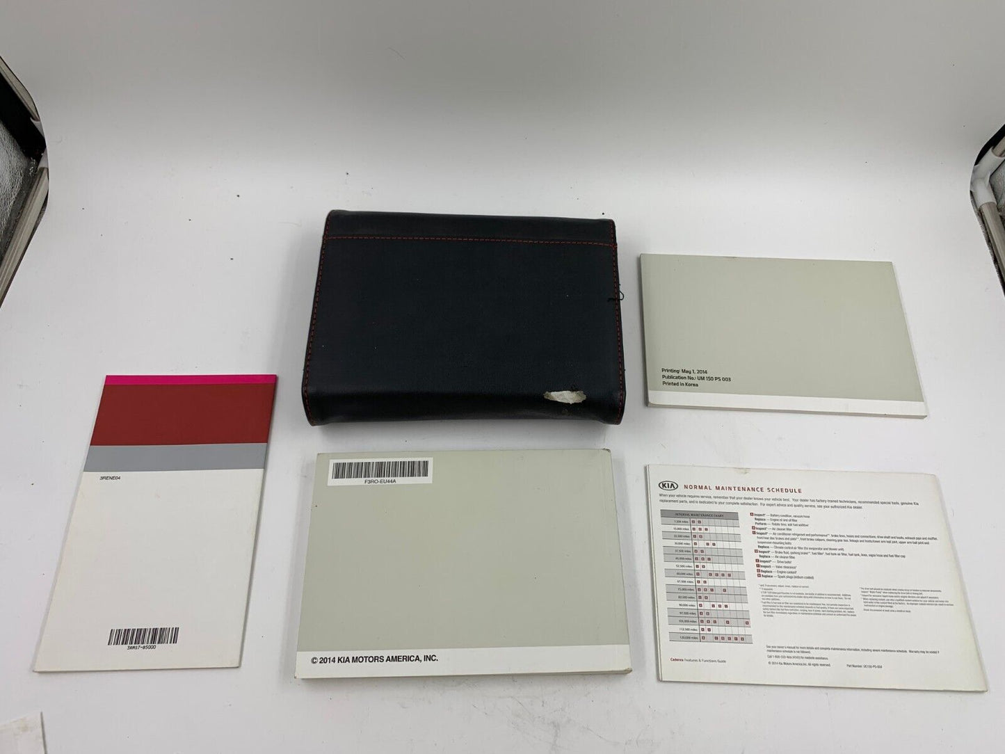 2015 Kia Cadenza Owners Manual Set with Case OEM E04B25007