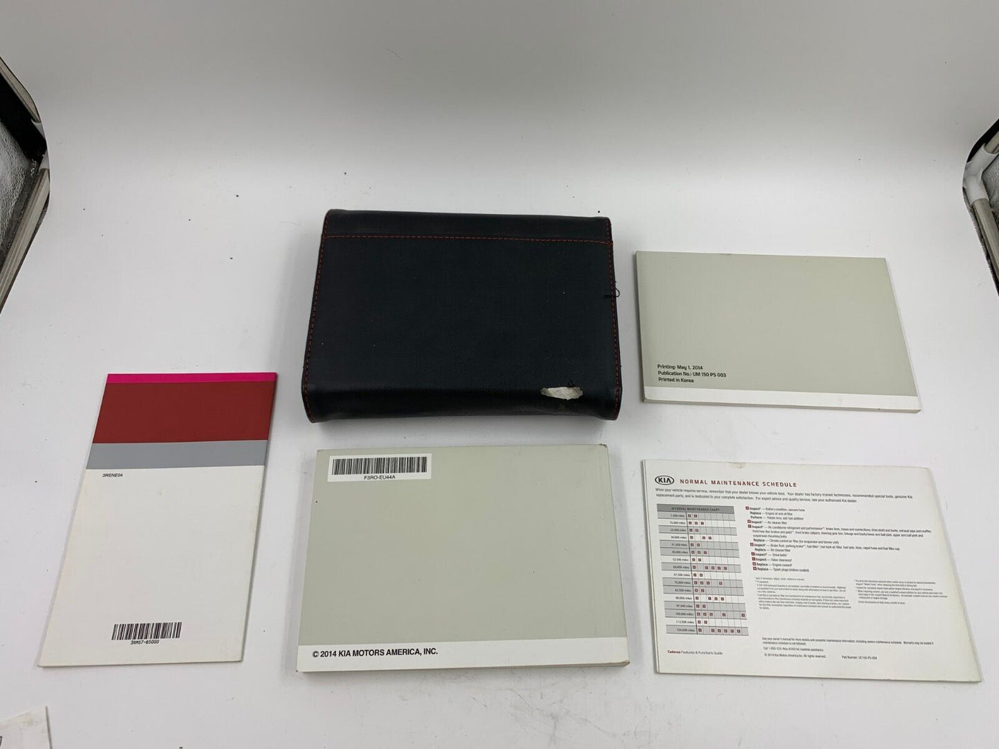 2015 Kia Cadenza Owners Manual Set with Case OEM E04B25007