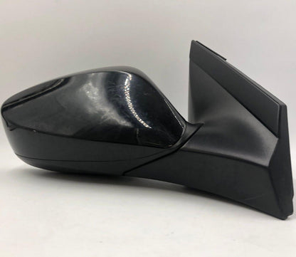 2012-2017 Hyundai Accent Passenger Side View Manual Door Mirror Black E04B46061