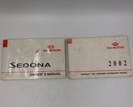 2002 Kia Sedona Owners Manual Set OEM E04B46065