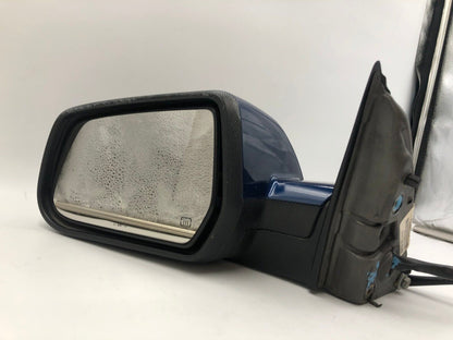 2010-2011 GMC Terrain Driver Side View Power Door Mirror Blue OEM E04B04030