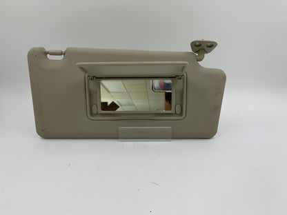 2008-2015 Nissan Rogue Passenger Sun Visor Sunvisor Beige OEM A01B20009