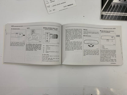 2013 Subaru Impreza Owners Manual Set with Case OEM A01B18067