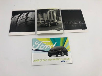 2018 Ford Focus Owners Manual Set with Case OEM E04B02051