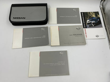 2005 Nissan Maxima Owners Manual Set with Case OEM G02B12001