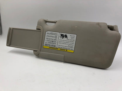 2012-2015 Nissan Versa Driver Sun Visor Sunvisor Gray OEM A04B26058