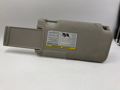 2012-2015 Nissan Versa Driver Sun Visor Sunvisor Gray OEM A04B26058