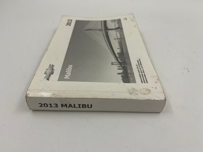 2013 Chevrolet Malibu Owners Manual OEM A04B20035